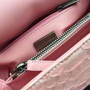 forubags chanel python bag pink - 4