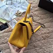 forubags chanel python bag yellow - 2