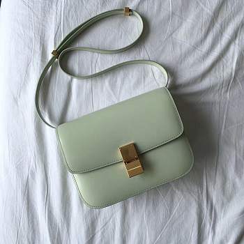 Forubags Celine Classis Box 24CM light green