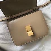 Forubags Celine Classis Box 24CM Khaki - 4