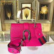 Gucci Dionysus Medium Top Handle Bag 448075 Rose Red  - 1