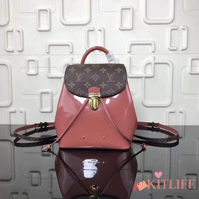 Forubags Louis Vuitton Monogram Blended Fabrics Leather Elegant Style Backpacks Ville rose  - 1