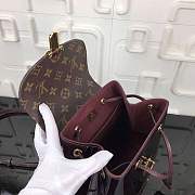 Forubags Louis Vuitton Monogram Blended Fabrics Leather Elegant Style Backpack - 4