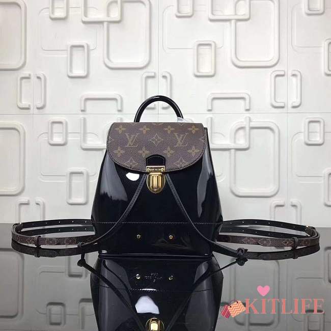 Louis Vuitton Monogram Blended Fabrics Leather Elegant Style Backpack M53545 black - 1