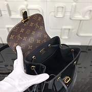 Louis Vuitton Monogram Blended Fabrics Leather Elegant Style Backpack M53545 black - 2