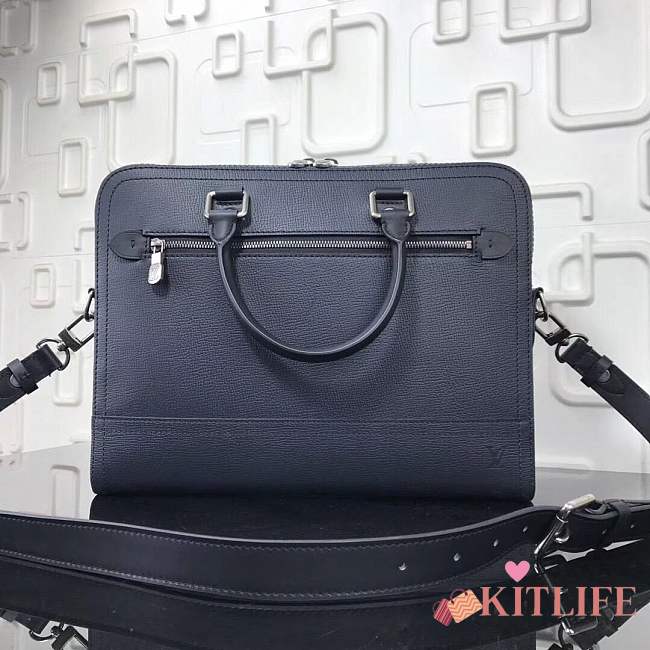 Forubags LV M51591 briefcase blue - 1