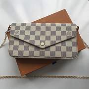 Louis Vuitton Pochette Felicie Damier Bag N63106 - 4