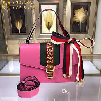 Forubags gucci sylvie 421882 pink