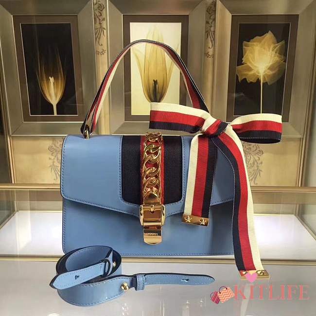 Forubags gucci sylvie 421882 blue - 1