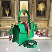 Forubags Gucci 470270 Sylvie Leather Mini Bag Green - 3