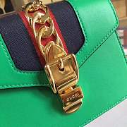 Forubags Gucci 470270 Sylvie Leather Mini Bag Green - 2