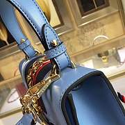 Forubags Gucci 470270 Sylvie Leather mini Bag light blue - 6
