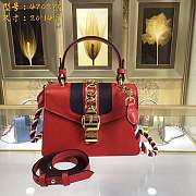 Forubags Gucci 470270 Sylvie Leather mini Bag red - 1