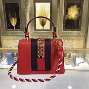 Forubags Gucci 470270 Sylvie Leather mini Bag red - 2