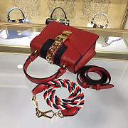 Forubags Gucci 470270 Sylvie Leather mini Bag red - 6