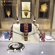 Forubags Gucci 470270 Sylvie Leather mini Bag white - 1