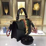 Forubags Gucci 470270 Sylvie Leather mini Bag black - 3