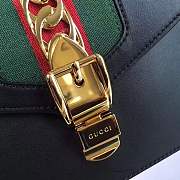 Forubags Gucci 470270 Sylvie Leather mini Bag black - 2