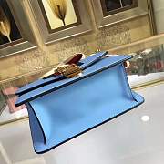 Forubags Gucci Sylvie Leather mini Bag 431666 light blue - 3