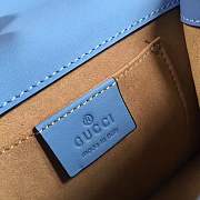 Forubags Gucci Sylvie Leather mini Bag 431666 light blue - 2