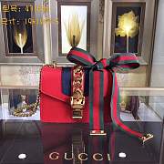 Forubags Gucci Sylvie Leather mini Bag 431666 red - 1