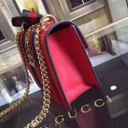 Forubags Gucci Sylvie Leather mini Bag 431666 red - 6