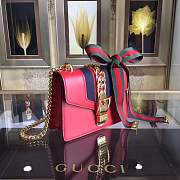 Forubags Gucci Sylvie Leather mini Bag 431666 red - 4