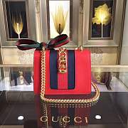 Forubags Gucci Sylvie Leather mini Bag 431666 red - 3