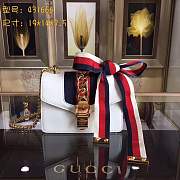 Forubags Gucci Sylvie Leather mini Bag 431666 white - 1