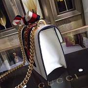 Forubags Gucci Sylvie Leather mini Bag 431666 white - 6