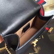 Forubags Gucci Sylvie Leather mini Bag 431666 black - 6