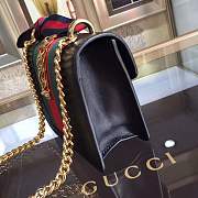 Forubags Gucci Sylvie Leather mini Bag 431666 black - 3