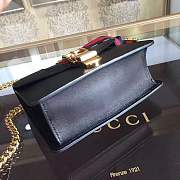 Forubags Gucci Sylvie Leather mini Bag 431666 black - 2