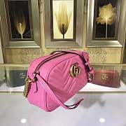 Replica GUCCI GG Marmont matelasse shoulder bag 447632 rose - 4