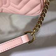 Forubags GUCCI GG Marmont matelasse shoulder bag 447632 pink - 2