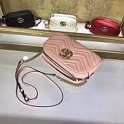 Forubags GUCCI GG Marmont matelasse shoulder bag 447632 pink - 4