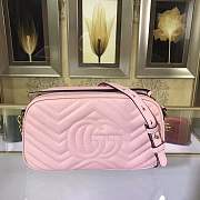 Forubags GUCCI GG Marmont matelasse shoulder bag 447632 pink - 5