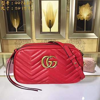 Forubags Gucci GG Marmont Matelassé 447632 red