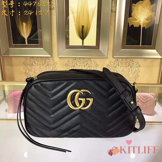 Forubags Gucci GG Marmont Matelassé 447632 black - 1