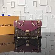  Louis Vuitton Monogram Pallas Chain M41200 purple - 1