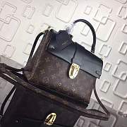 Louis Vuitton Monogram Canvas One Handle Flap Bag MM Handbag M43125  - 1