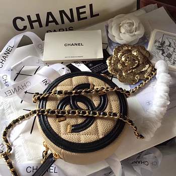  Chanel 18ss Flap Vintage Mini bag Beige