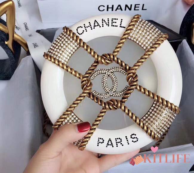 Chanel Cosmetic Case White - 1