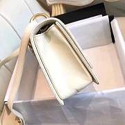  Chanel Flap Bag White 24cm - 3