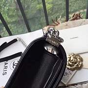 Chanel Multicolor Chevron Medium Boy Bag Black A67086 VS08027 - 2
