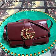 Forubags Gucci Arli small shoulder bag Style ‎550129 0V10G 6629 burgundy - 1