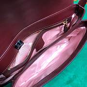 Forubags Gucci Arli small shoulder bag Style ‎550129 0V10G 6629 burgundy - 6