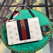 Forubags GUCCI Sylvie Bee Star small shoulder bag Style 524405 DJ2RG 8963 - 6