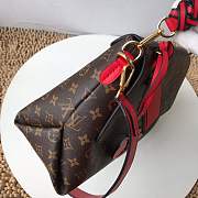  Forubags Louis Vuitton M43953 Beaubourg Monogram Canvas Bags Red - 2
