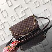 Forubags Louis Vuitton  Favorite Mm Monogram Brown Canvas Clutch N41274 - 5